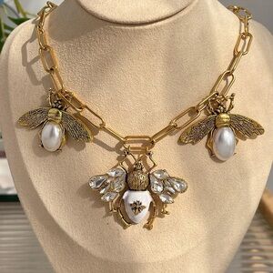 Queen Bee Statement Necklace